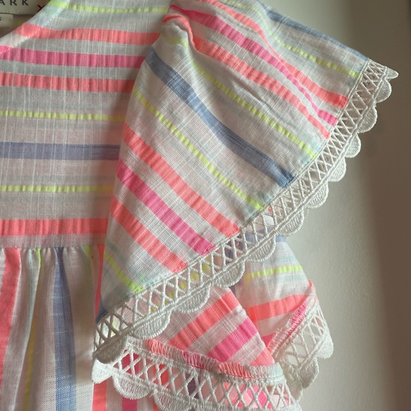 NWOT Pink and Blue Striped Coordinated Set - Picture 3 of 6